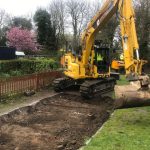 Excavation works begin