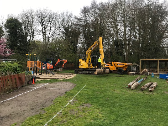 Setting the excavation out